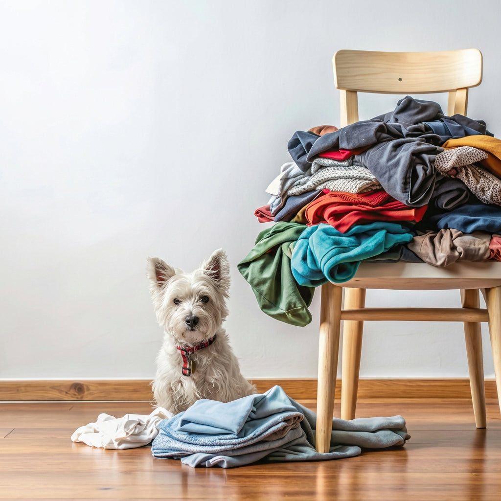 Una silla exclusiva para la ropa de la Tanchi