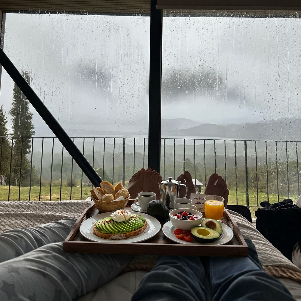 Desayuno en cama todos los domingos de lluvia